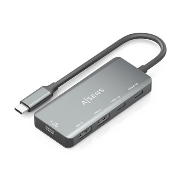 AISENS Type-C Docking Station with USB 3.2 Gen 1 (3.1 Gen 1) - Grey