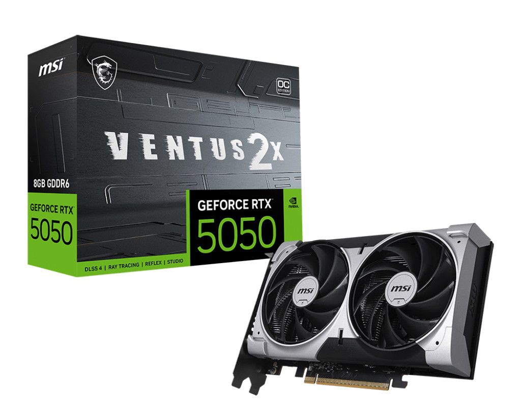 Carte graphique MSI GeForce RTX 5050 8 Go VENTUS 2X OC