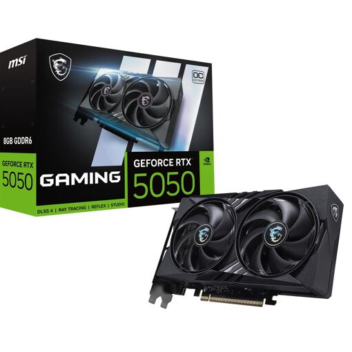 Carte graphique MSI GeForce RTX 5050 8 Go Gaming OC NVIDIA 8 Go GDDR6