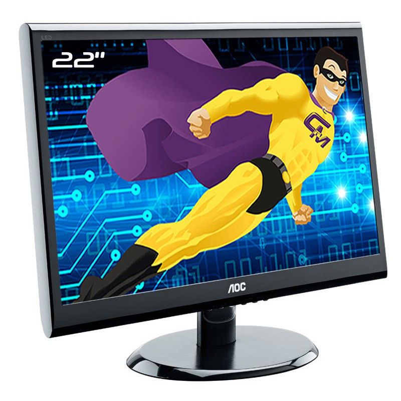 AOC e2250Swdak 21.5" LED Wide Screen Monitor