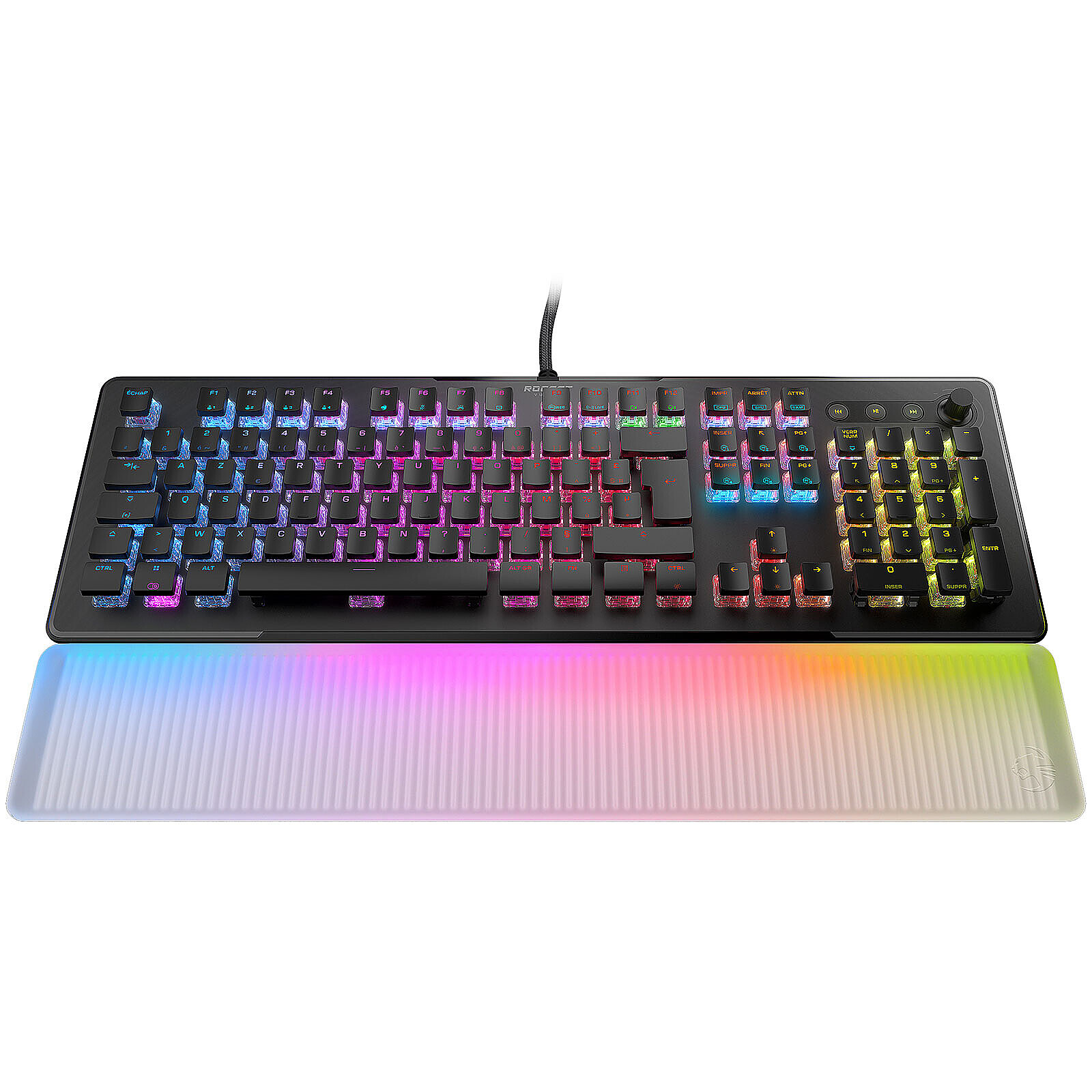 Clavier ROCCAT Vulcan II Max Linéaire Noir (Commutateurs Optiques Rouge Titan II)
