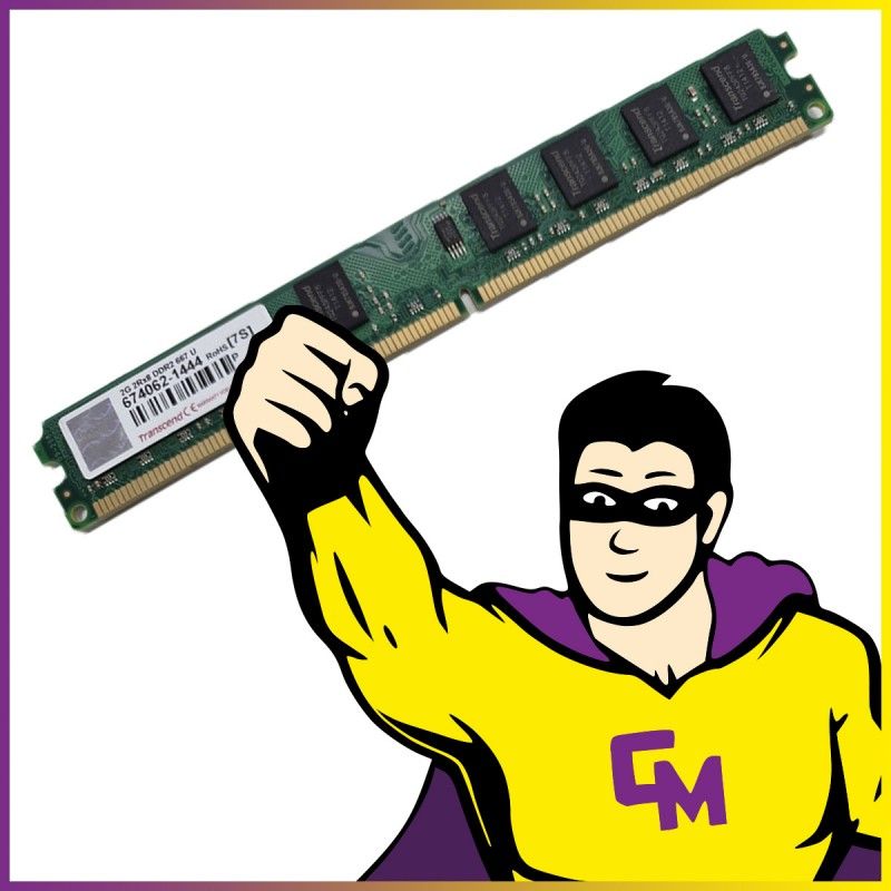 Transcend 2GB DDR2 RAM (JM667QLU-2G) - 667MHz, CL5, 1.8V