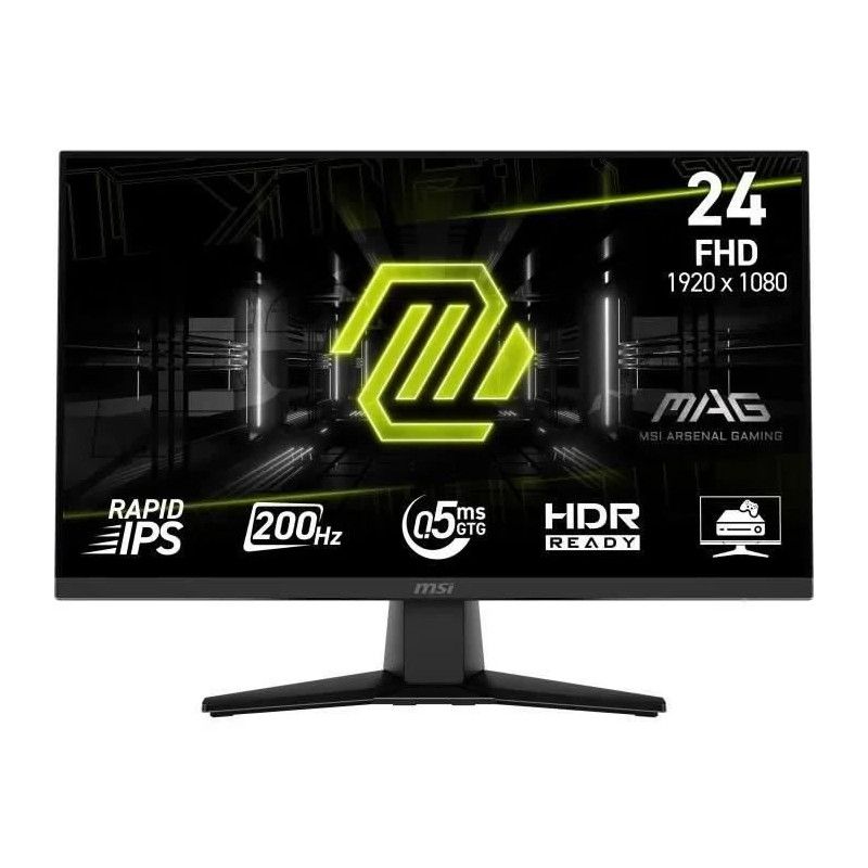 MSI 24-inch Gaming Monitor - 200Hz IPS Panel - 0.5ms Response Time - MAG242F
