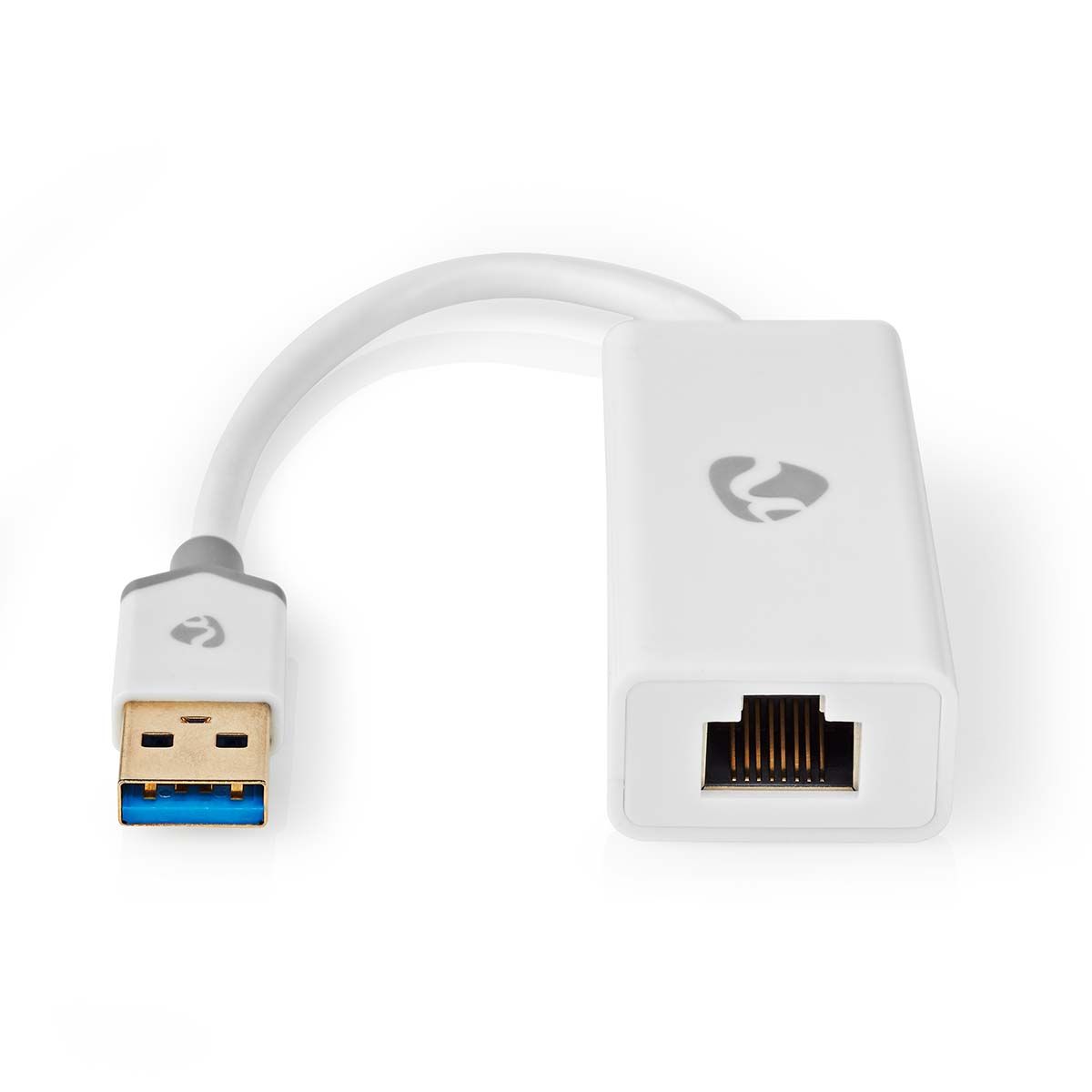 Nedis USB 3.2 to Ethernet Adapter (White)