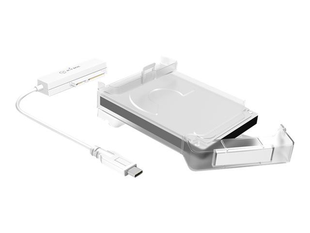 RaidSonic ICY BOX IB-AC703-C External Enclosure - 2.5' - SATA 6Gb/s - USB 3.0 - White