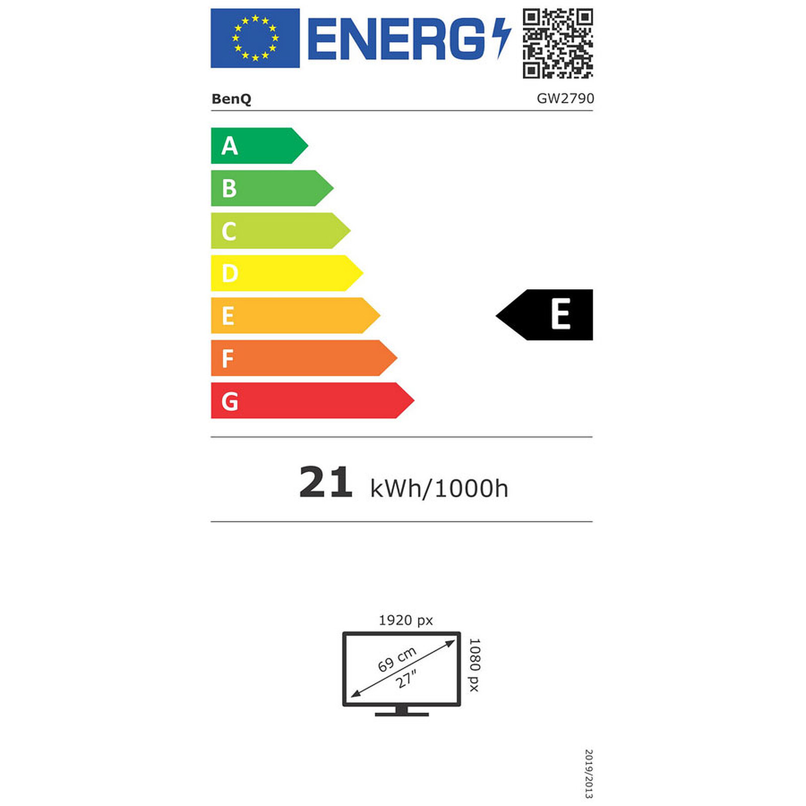 Écran BenQ LED 27'' GW2790