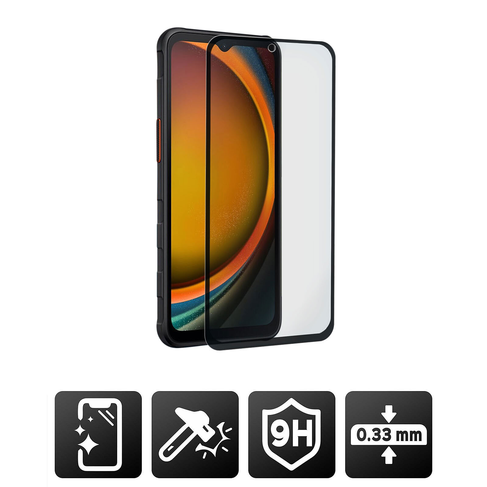 Akashi Galaxy XCover 7 Premium Tempered Glass Film