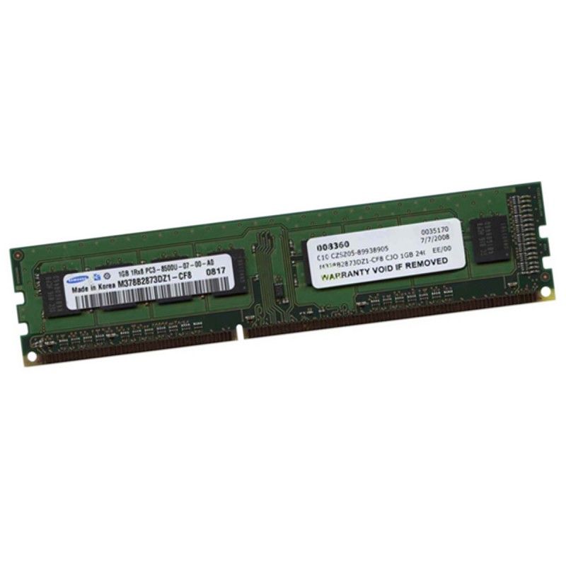 Samsung M378B2873DZ1-CF8 1GB DDR3 1066MHz PC3-8500U DIMM RAM