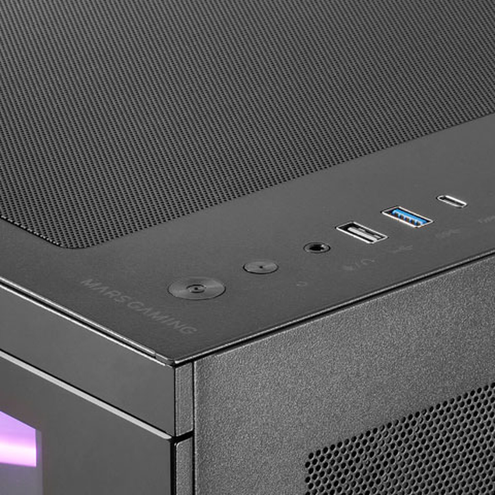 Mars Gaming MC-3TCORE Mid-Tower Case, Black