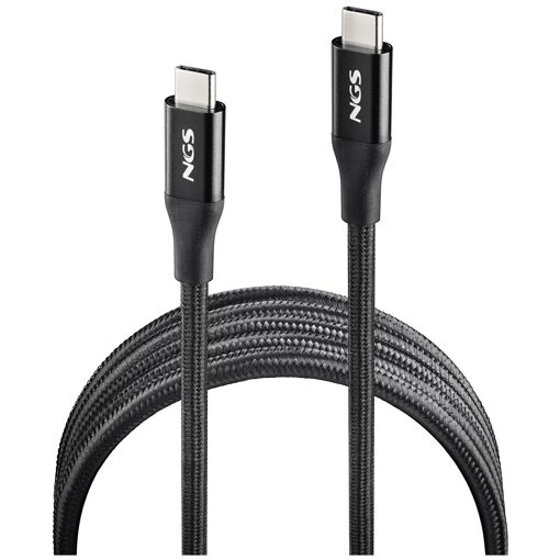 NGS KNOT 240W-2 USB-C Cable, 2m, Black