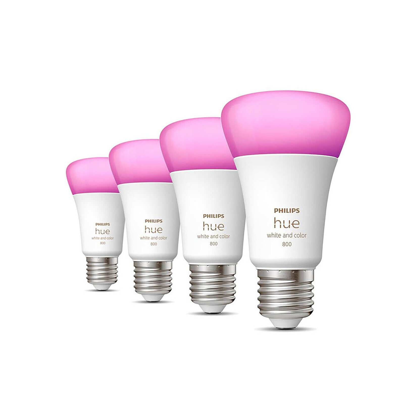 Philips Hue White and Colour E27 A60 9 W Bluetooth x 4