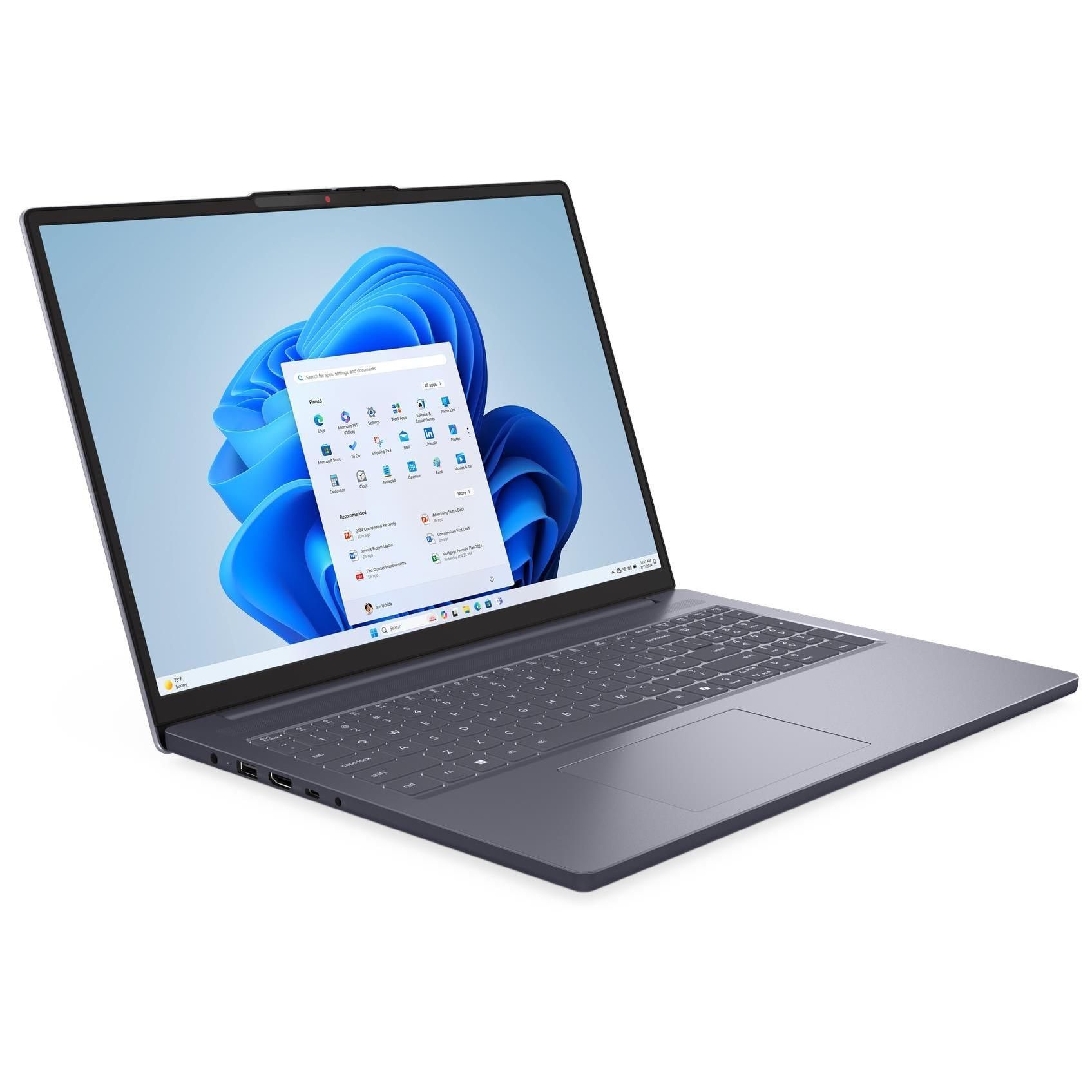 Lenovo IdeaPad Slim 3 16IRH10 83K2 - 16" Core i5 I5-13420H 16 Go RAM 512 Go SSD Intel UHD Graphics - Gris AZERTY