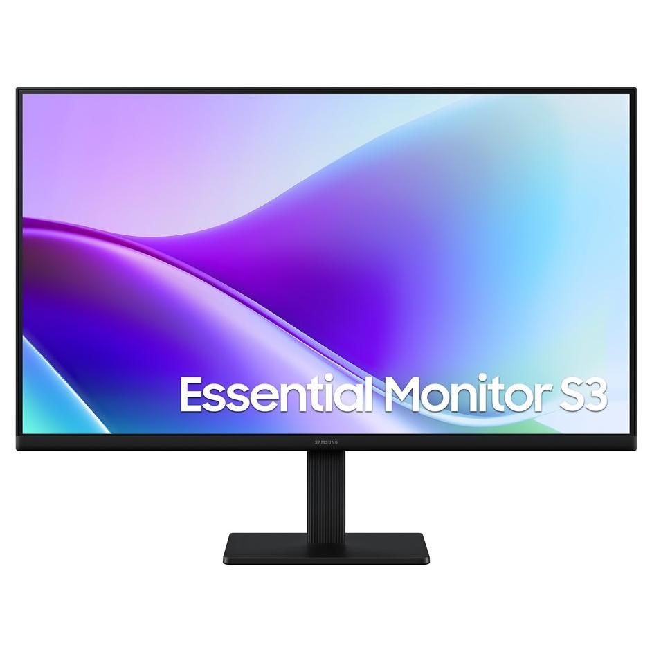 Samsung Essential S3, 27" LED Screen, Full HD 1080p, 120Hz, IPS, 5ms Response Time, 2xHDMI, Black