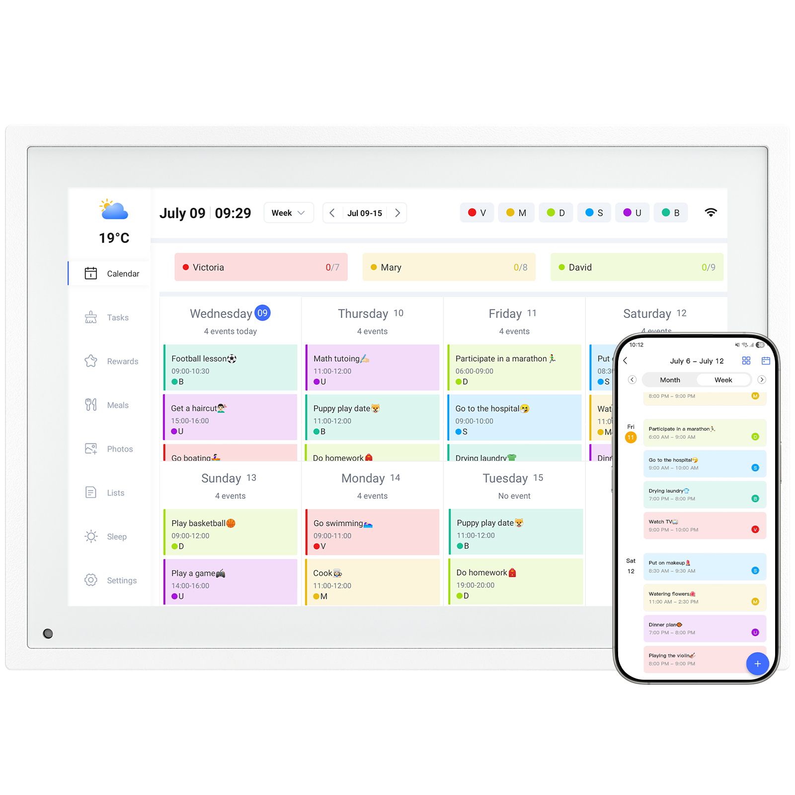Tablet Blackview TABWEE P10 Calendario Digital 10.1" 2GB RAM + 32GB ROM