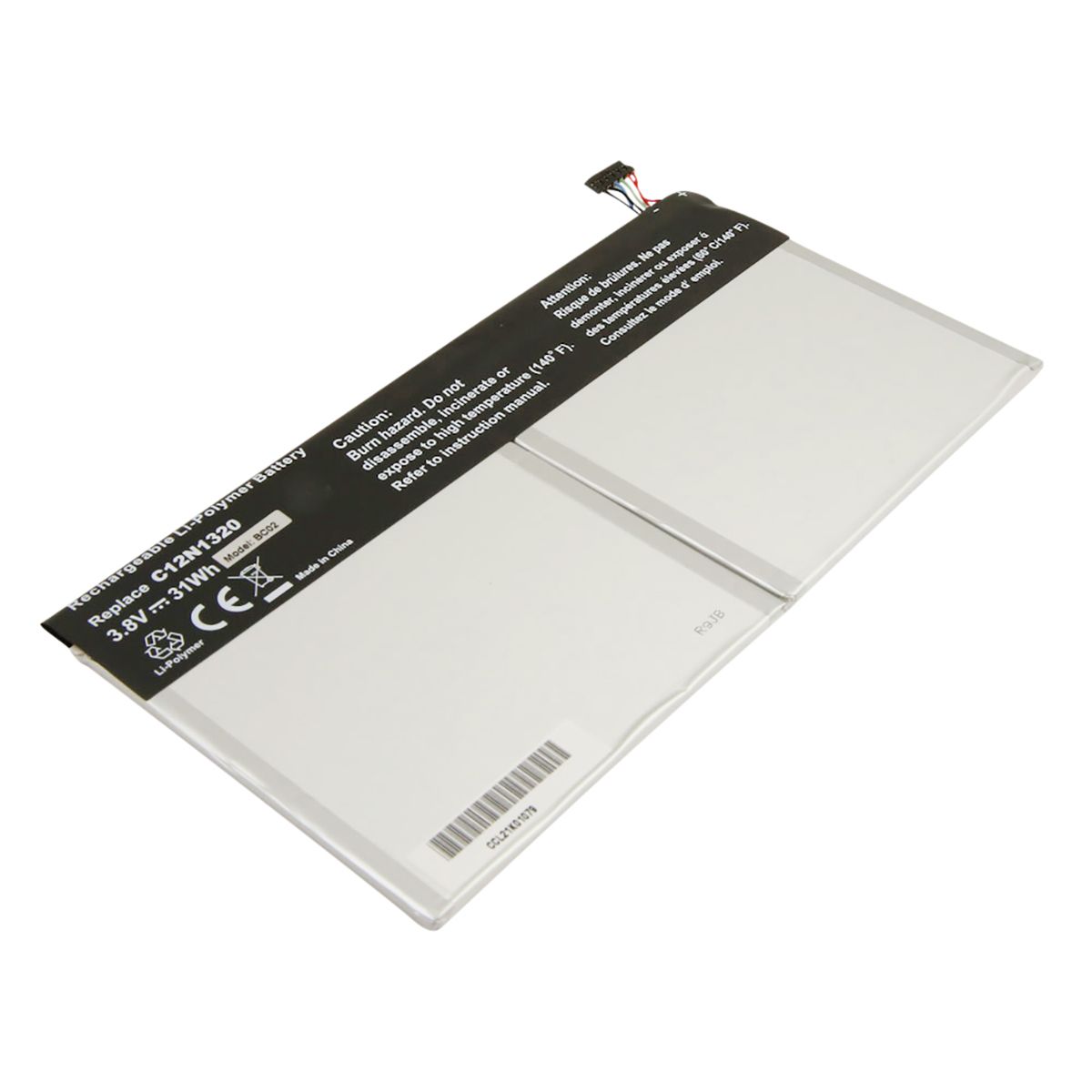 Asus Transformer Book T100TA Li-Polymer Battery 3.8V 8150mAh (31Wh) - White/Black