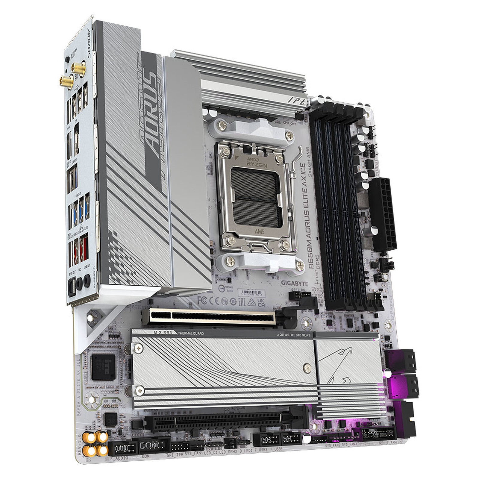 Gigabyte B650M AORUS ELITE AX ICE