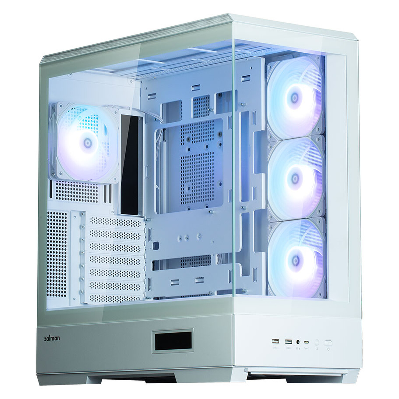 Zalman P50DS, Caja de PC Media Torre, Blanca