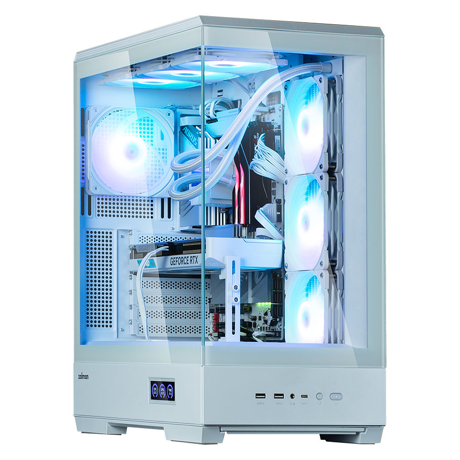 Zalman P50DS Mid-Tower Case, White